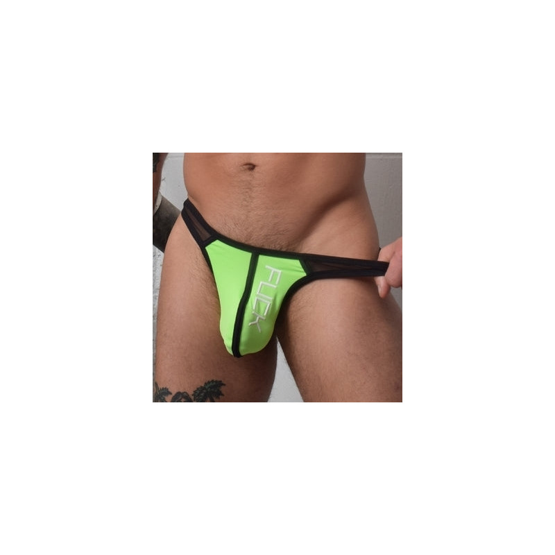 Breedwell String Hex Thong Vert Neon